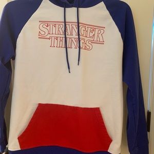 Stranger Things red, white & blue hoodie